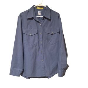 Workrite FR Uniform Shirt Size 16-18-34 1/2 Flame Resistant Large